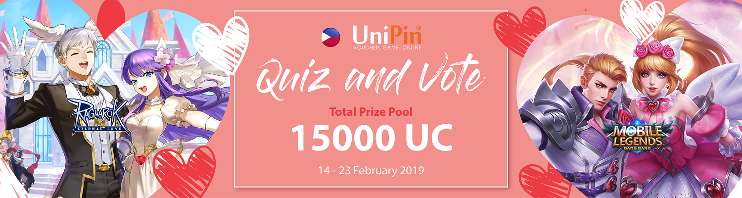 Quiz and Vote Valentine Edition with UniPin PH